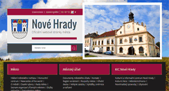 Desktop Screenshot of novehrady.cz