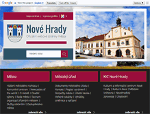Tablet Screenshot of novehrady.cz